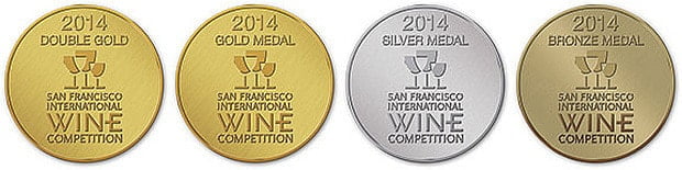 Medailles San Francisco International Wine Competition 2014