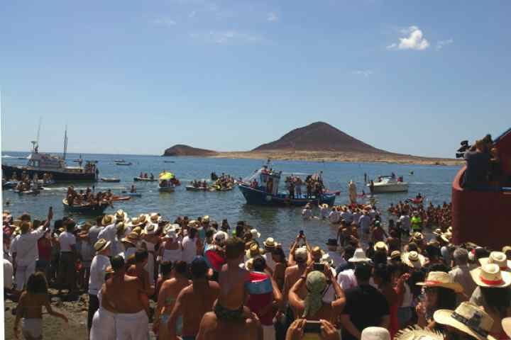 Fiestas El Médano - Playa Chica - Bootprocessie