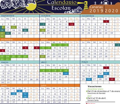 Schoolkalender 2019-2020
