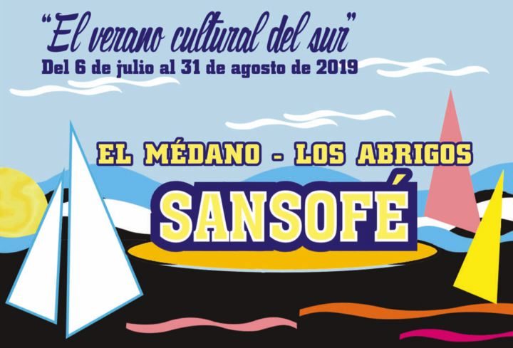 Zomer en Cultuur 2019 - affiche in El Médano en Los Abrigos