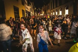 Zombie Walk in La Laguna (foto Diario de Avisos)