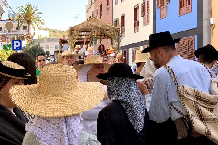 Romería kalender Tenerife 2024 - foto van de Romería San Antonio Abad in Arona